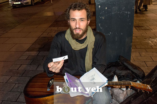 Aussie busker.