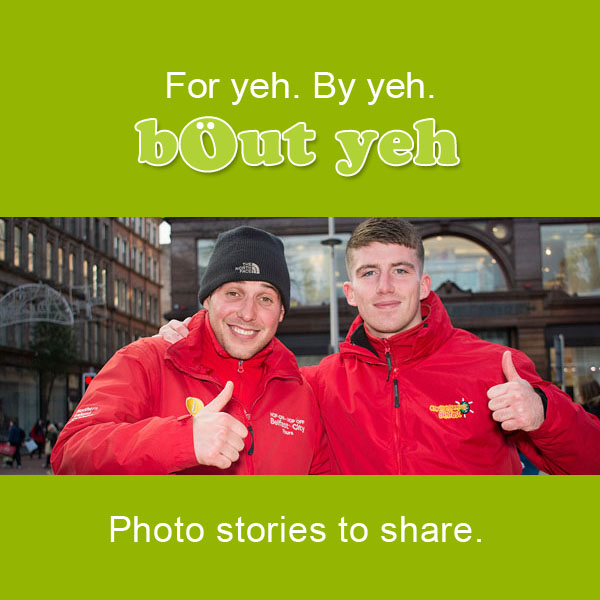 Photo stories to share call to action - bout yeh photographers Belfast.