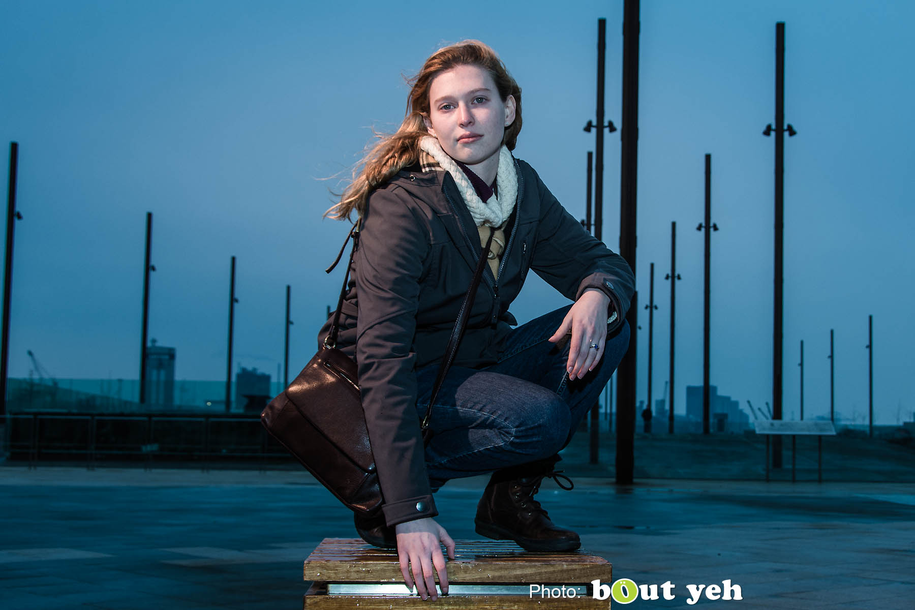 Melanie at Titanic Belfast, by Bout Yeh Photographers Belfast. Photo 0831.