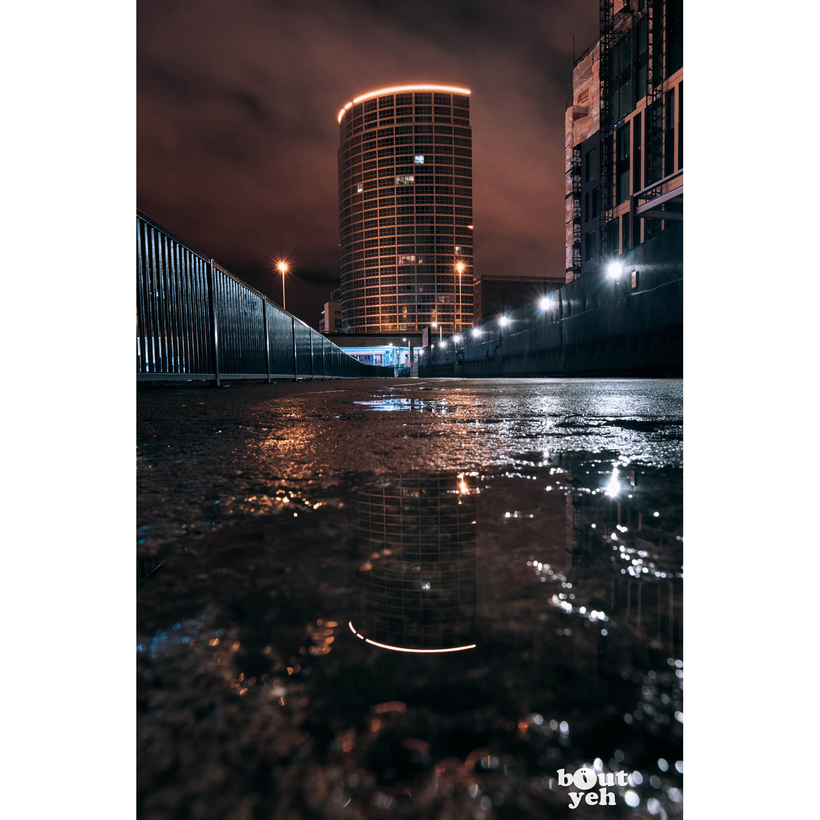 Obel Tower Belfast Northern Ireland by rskb - photographic print for sale.