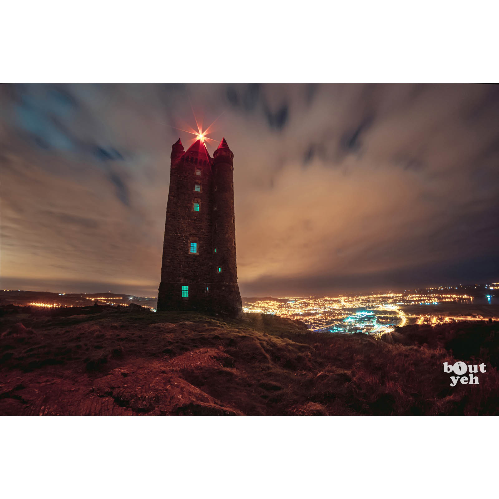 Image - Scrabo Tower Northern Ireland by rskb - photographic print for sale.