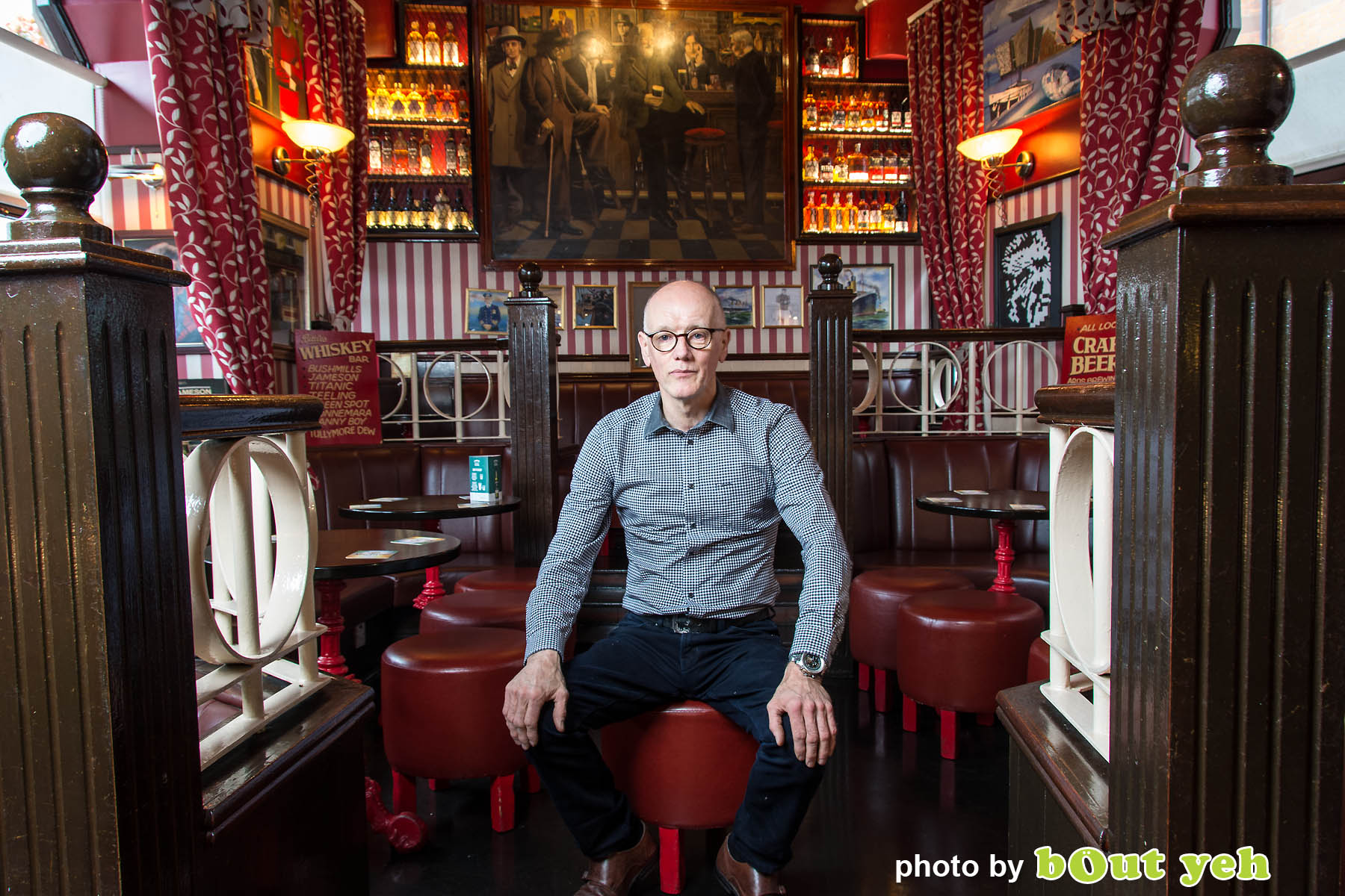 John Bittles, Bittles Bar, by Bout Yeh photographers Belfast - photo 5008. Editorial feature about John Bittles, owner of Bittles Bar, Belfast, Northern Ireland
