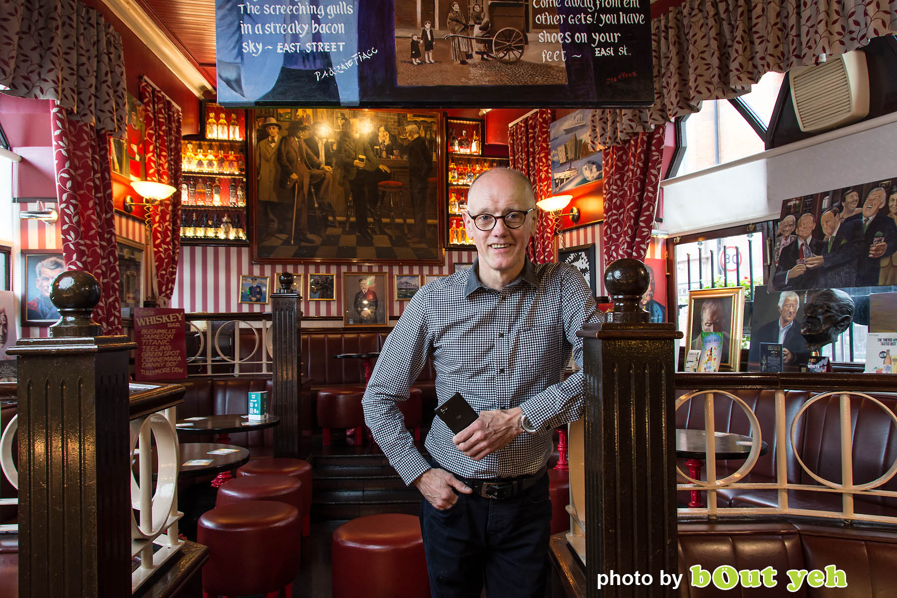 John Bittles, Bittles Bar, by Bout Yeh photographers Belfast - photo 5016. Editorial feature about John Bittles, owner of Bittles Bar, Belfast. Northern Ireland