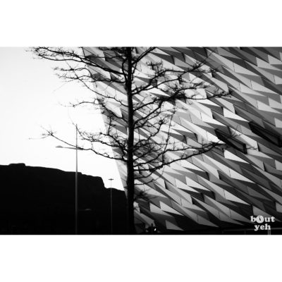 Titanic Belfast Cave Hill - photographic print for sale by sb. reference 6015.