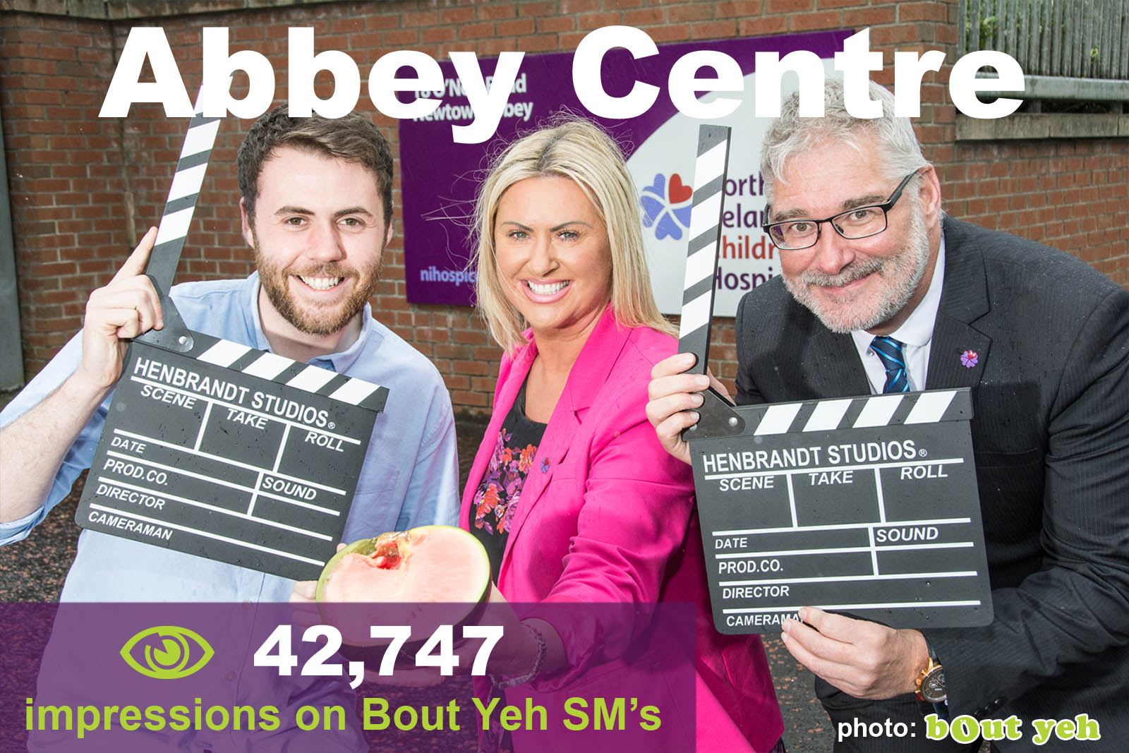 Social Media Marketing Consultants Belfast - Abbey Centre SMM campaign overview photo. Photo by Bout Yeh used in a Social Media Marketing campaign across Bout Yeh's Social Media platforms for Abbey Centre Northern Ireland.