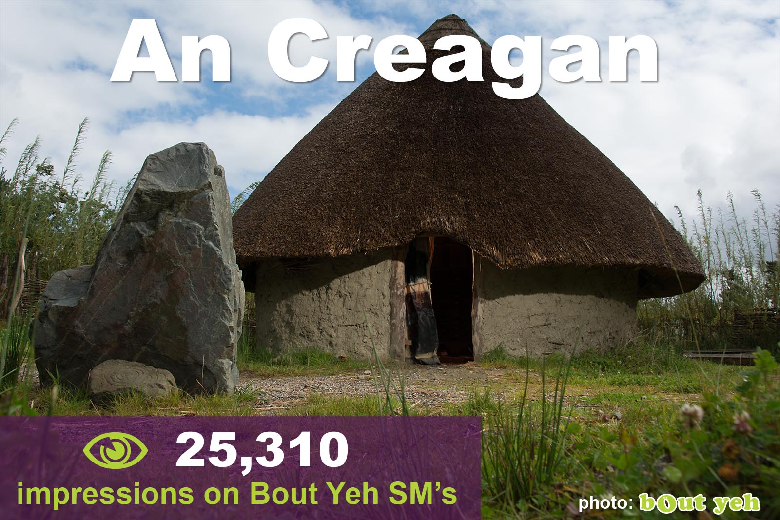 Social Media Marketing Consultants Belfast - An Creagan SMM campaign overview photo. Photo by Bout Yeh used in a Social Media Marketing campaign across Bout Yeh's Social Media platforms for An Creagan Northern Ireland.