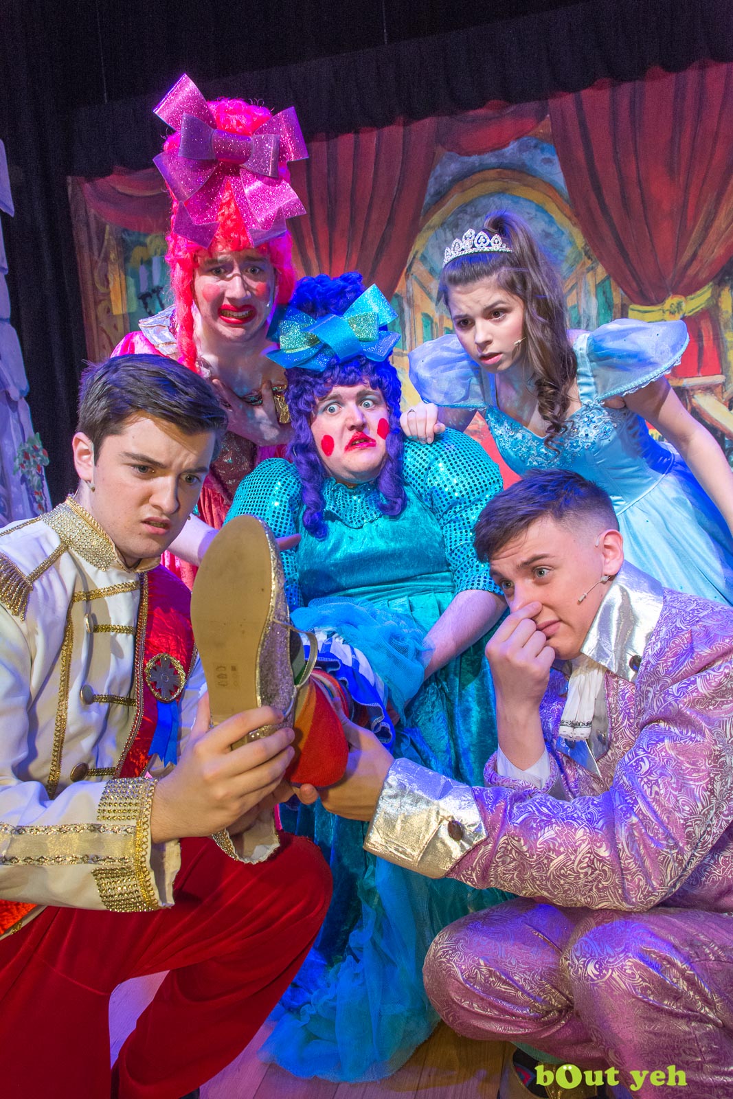 PR photographers Belfast portfolio photo 9971 of Cinderella pantomime at the Old Courthouse Theatre Antrim - Bout Yeh photography and video production services Belfast, Northern Ireland