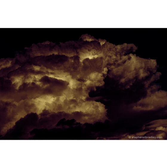 Sky Pig - limited edition photo of piglike clouds over Newtownabbey by photographer Stephen S T Bradley