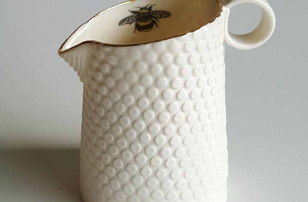 Porcelain hand made jug by Red Earth Designs