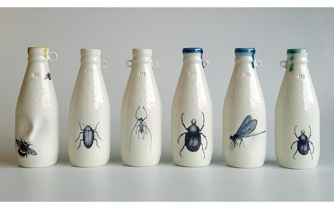 Northern Ireland Milk Bottle – stoneware porcelain