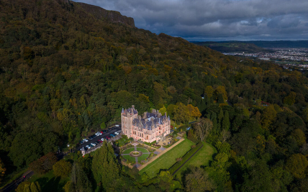 Belfast Castle and Cave Hill in the autumn