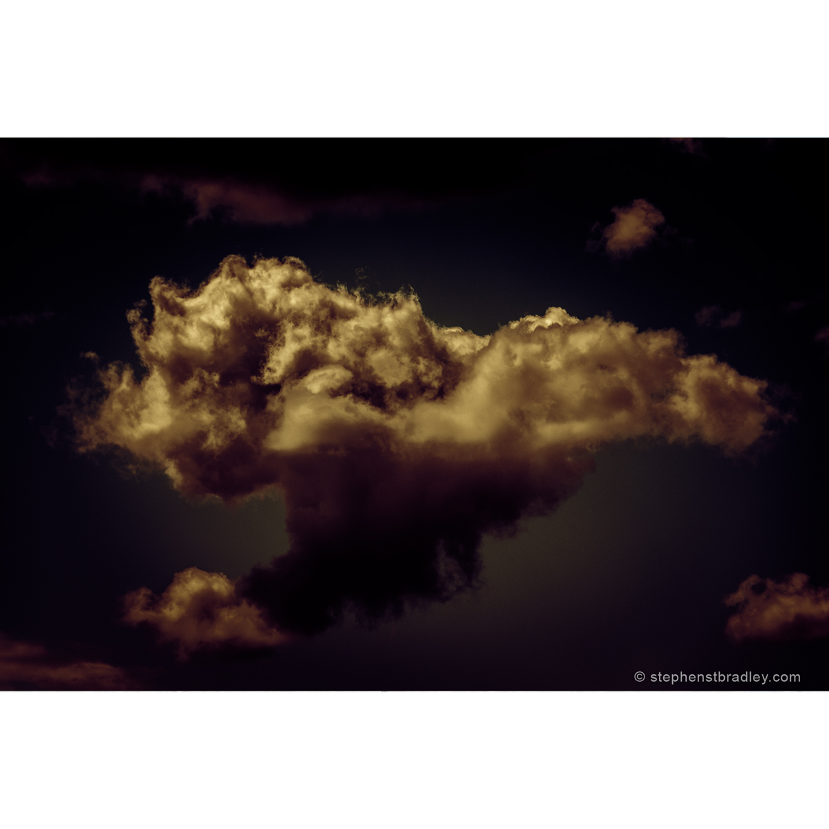 Flitter - limited edition photo of clouds over Newtownabbey, Northern Ireland, by photographer Stephen S T Bradley