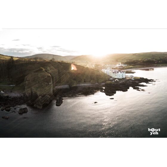 Photo of sunset at Cushendun, Games of Thrones filming location for Storms End - photographs of Ireland for sale by Bout Yeh art gallery Belfast and Dublin Ireland. Photo-5-130421
