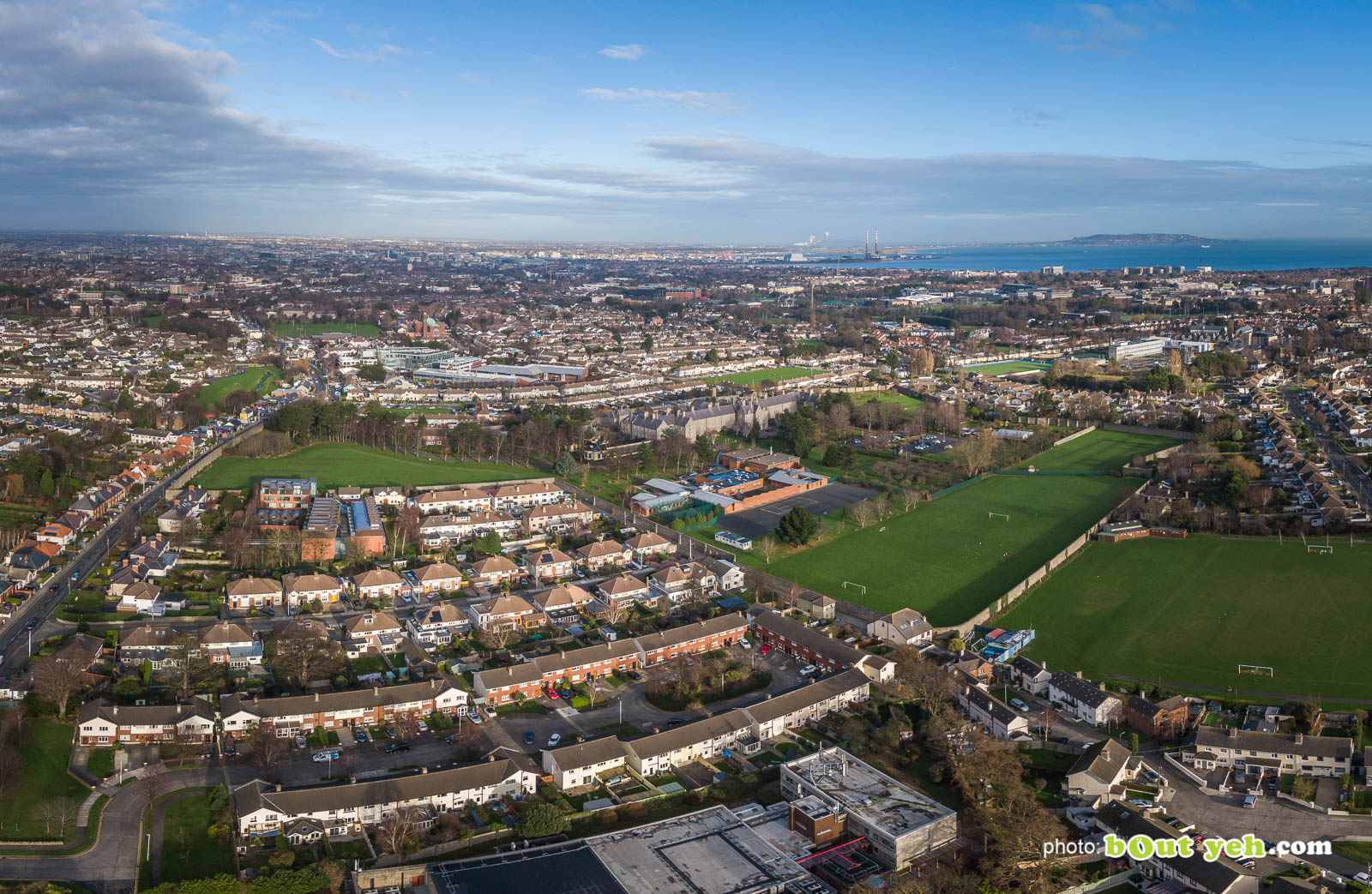 Aerial photograph of Central Mental Hospital Dublin, photo 2 - aerial drone photography and video production in Belfast and throughout Northern Ireland by Bout Yeh