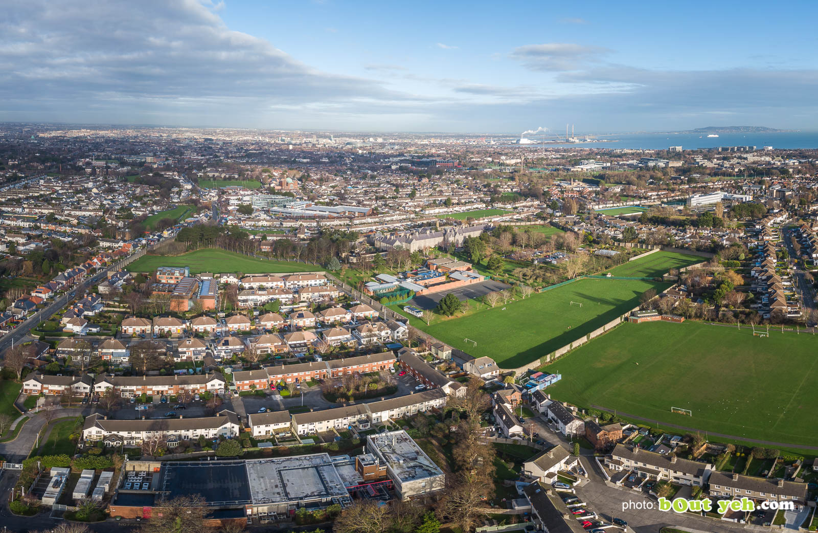 Aerial photograph of Central Mental Hospital Dublin, photo 3 - aerial drone photography and video production in Belfast and throughout Northern Ireland by Bout Yeh