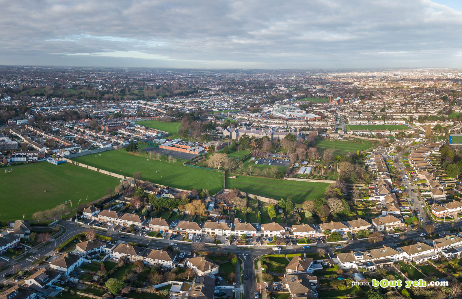 Aerial photograph of Central Mental Hospital Dublin, photo 4 - aerial drone photography and video production in Belfast and throughout Northern Ireland by Bout Yeh