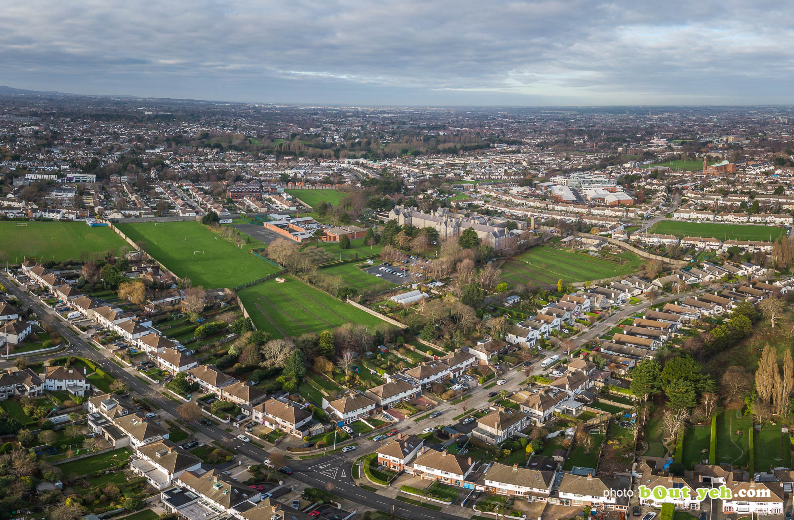 Aerial photograph of Central Mental Hospital Dublin, photo 1 - aerial drone photography and video production in Belfast and throughout Northern Ireland by Bout Yeh